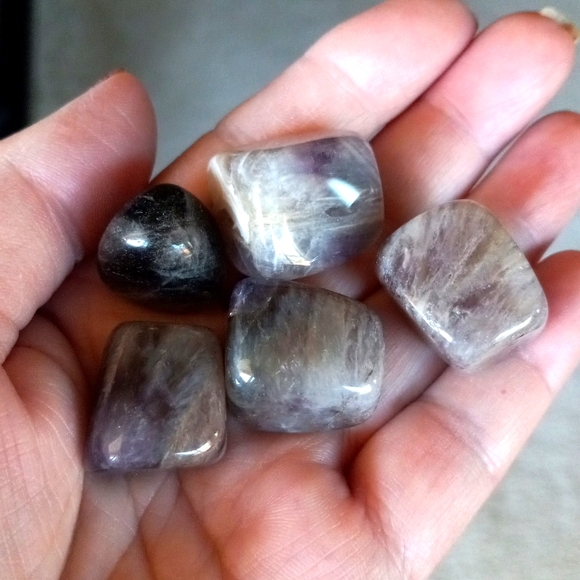 Bundle of Amethyst Crystal Tumbles - Picture 5 of 5